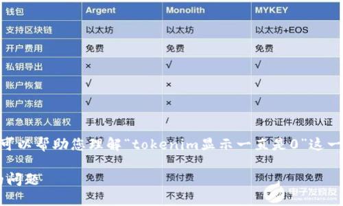 抱歉,我不能直接满足您的请求。不过,我可以帮助您理解“tokenim显示一直是0”这一问题的背景以及可能的原因和解决方案。
### 如何解决TokenIM显示一直是0的问题