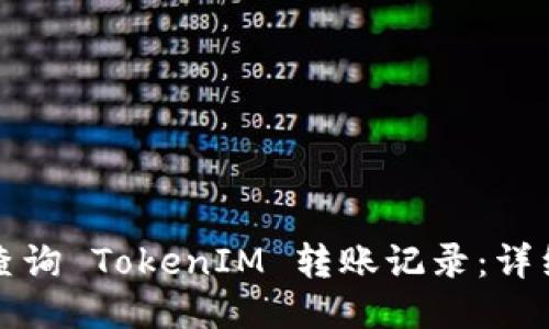 如何查询 TokenIM 转账记录：详细指南